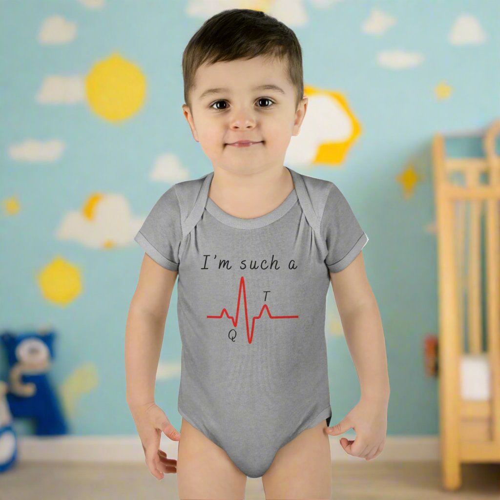 Cardiology doctor baby gift, Cute EKG baby bodysuit, cardiac nurse baby gift, funny doctor baby gift, cardiology coworker baby shower, heart doctor baby
