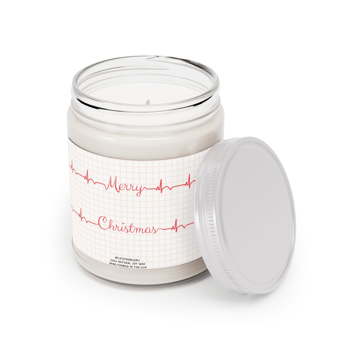 Nurse healthcare holiday candle, Nurse holiday gift, surgeon, Cardiology, Cardiologist, Cardiac surgery holiday gift, Doctor Christmas gift