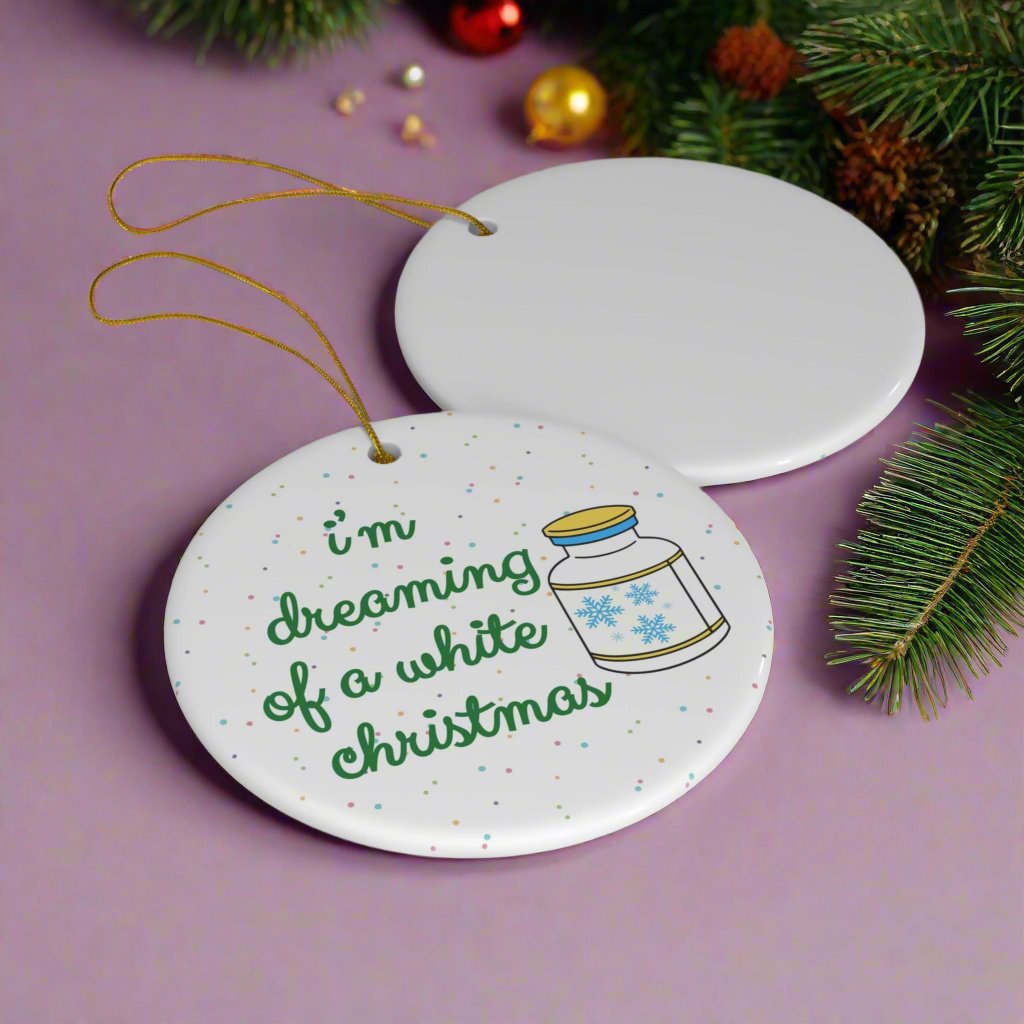 CRNA Anesthesia Christmas ornament, doctor holiday gift, Anesthesiologist humor, surgery, coworker gift, nurse anesthetist Xmas ornament exchange