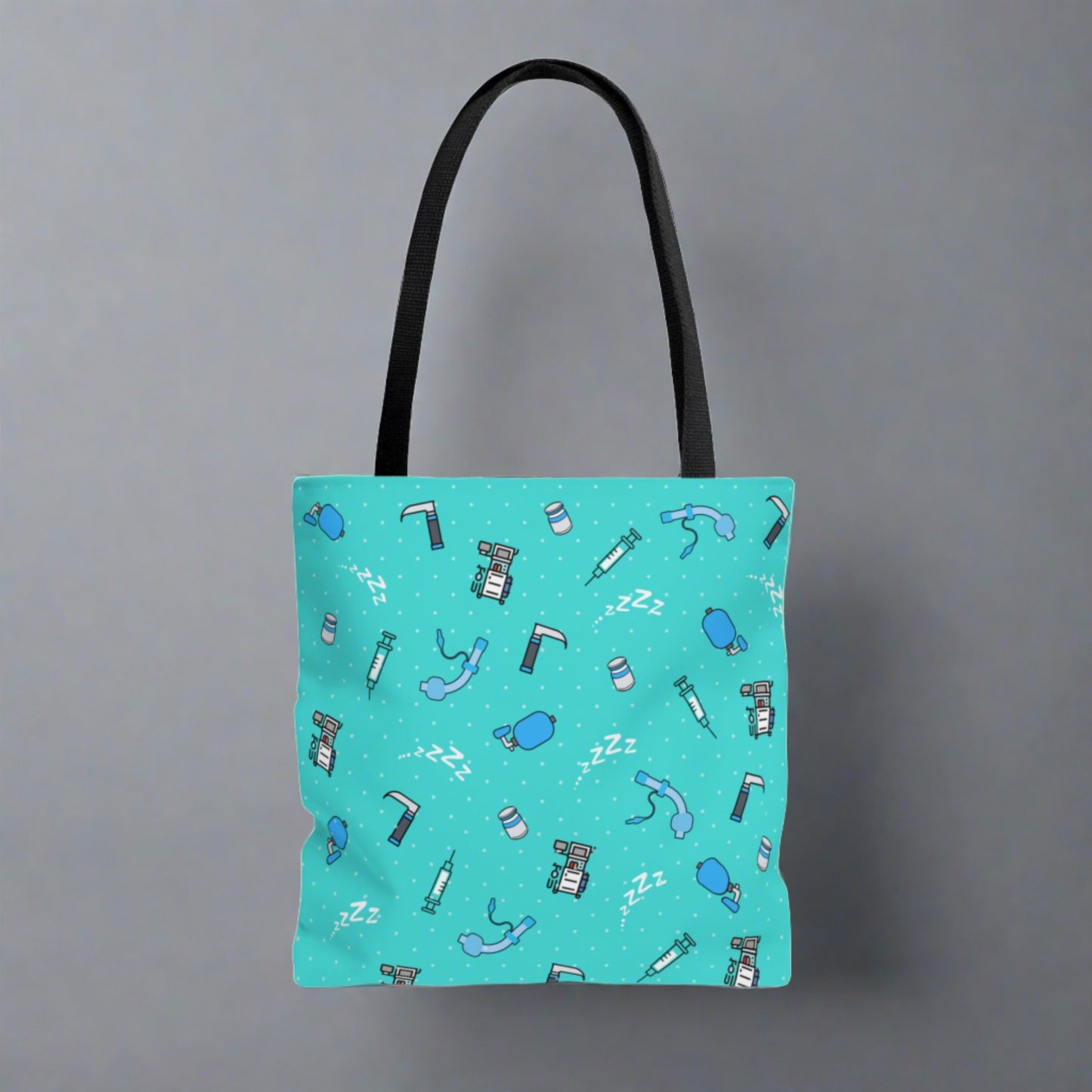 Anesthesia tote bag, CRNA, Nurse Anesthetist, Anesthesiologist, SRNA, Resident, Doctor, nurse gift.