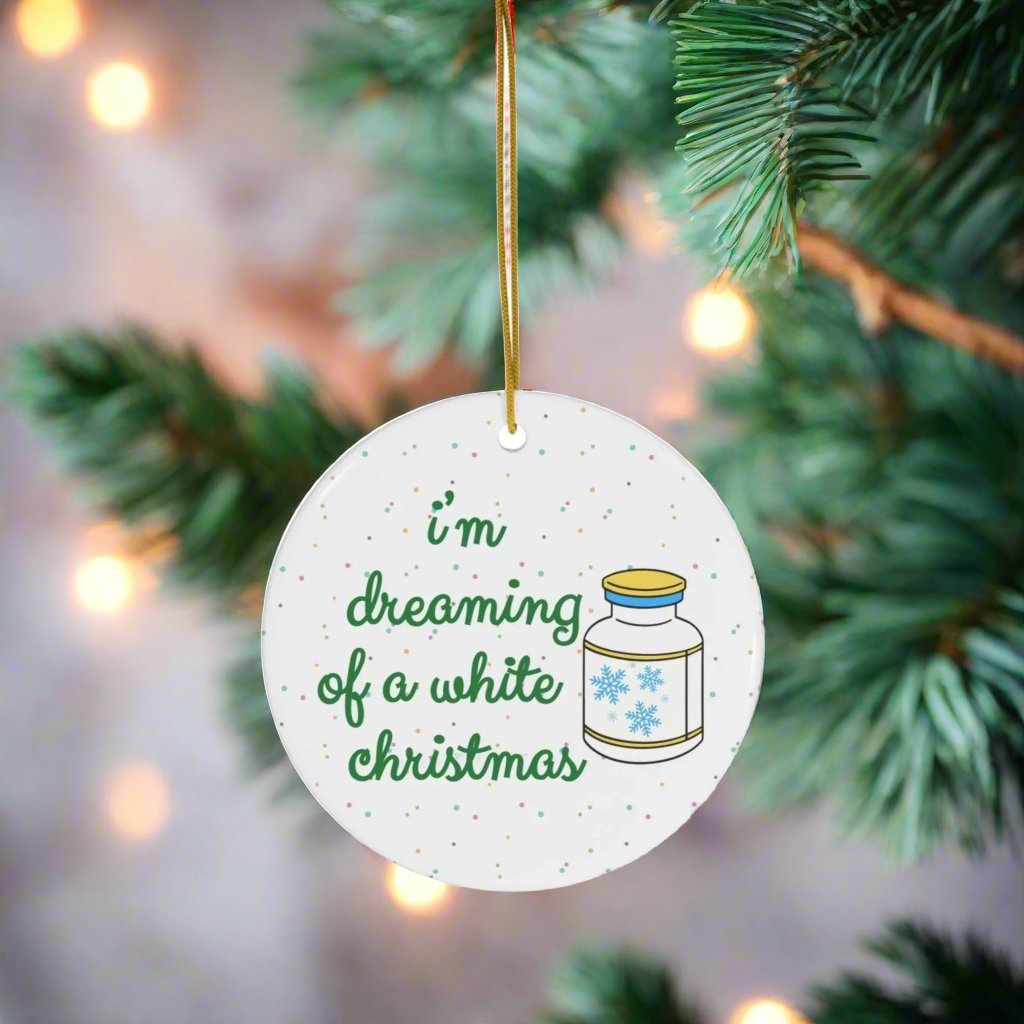 CRNA Anesthesia Christmas ornament, doctor holiday gift, Anesthesiologist humor, surgery, coworker gift, nurse anesthetist Xmas ornament exchange