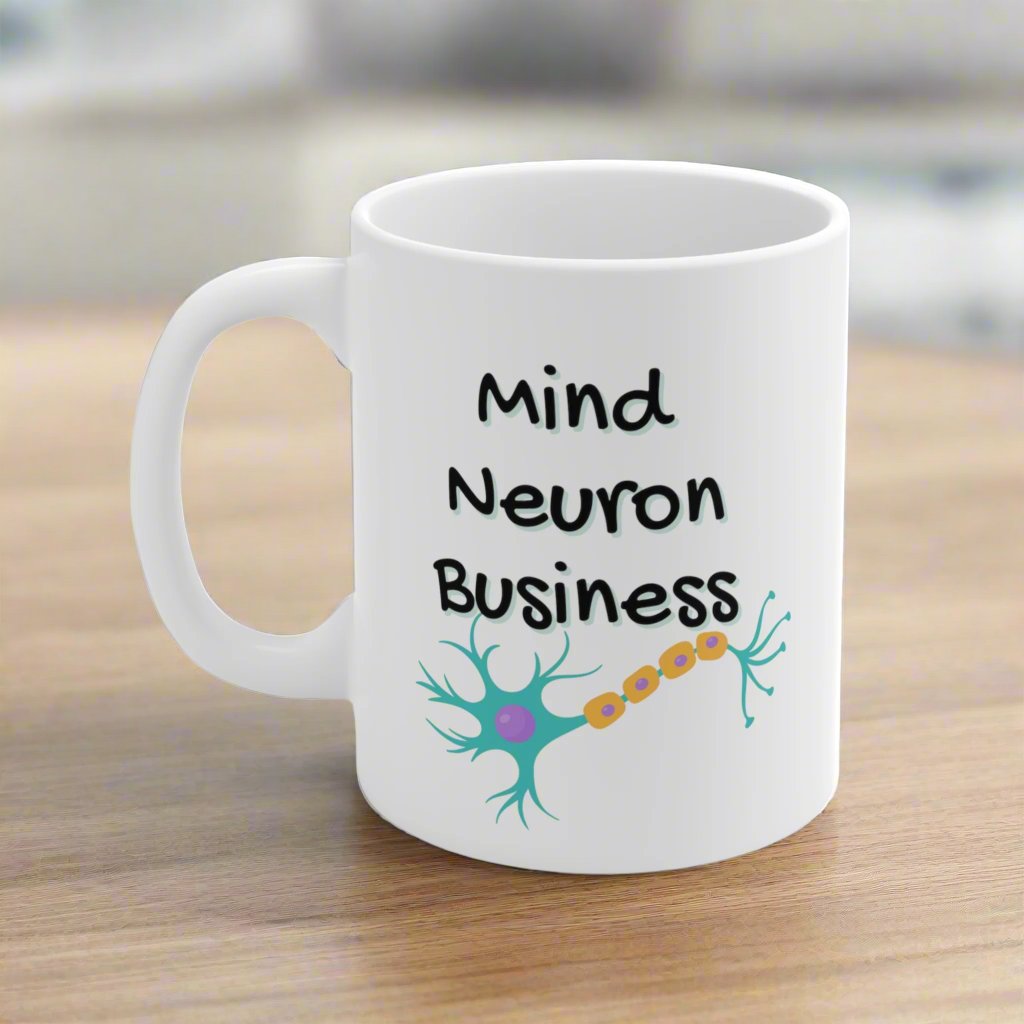 Neuron Neurology mug, neurologist gift, neurosurgery gift, mind neuron business, medical humor, neuro nurse, resident gift