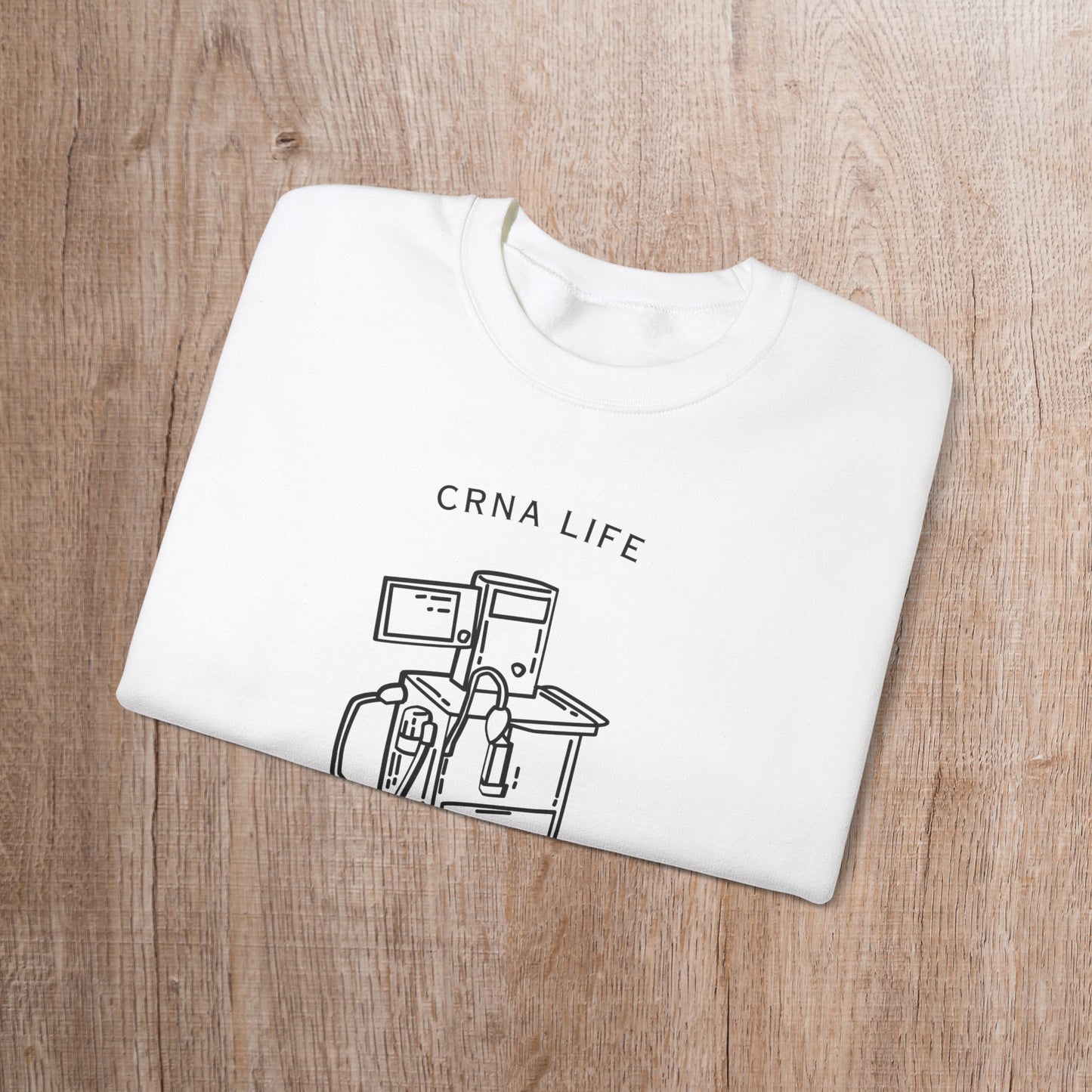 CRNA sweatshirt, cute nurse anesthesia gift idea, anesthesiology sweater, new grad nurse anesthetist student, the good stuff