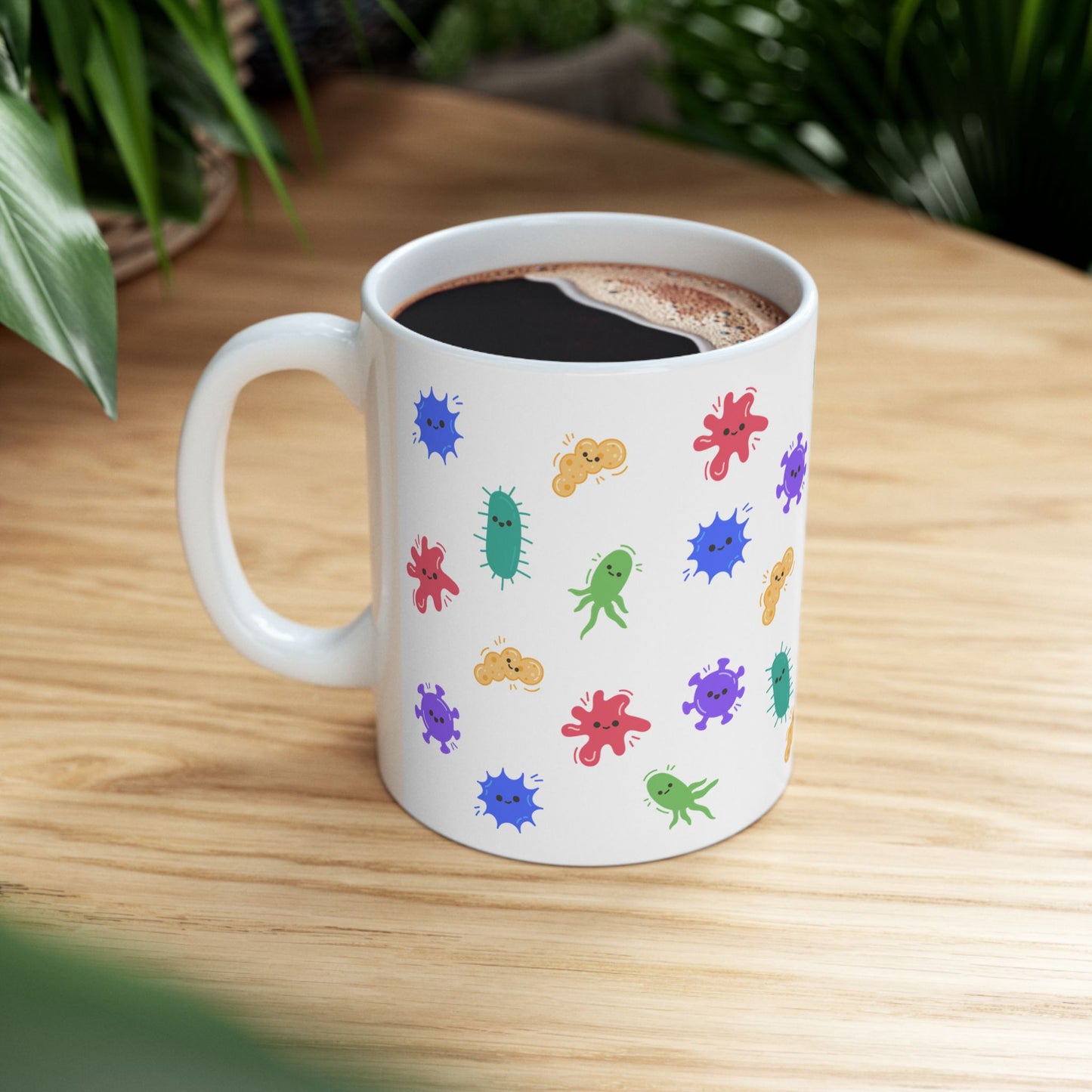 Cute Microbiology Mug, Funny Infectious Disease Doctor Gift, Microbiologist Coffee Cup, Lab Tech Gift, Science Teacher Mug, Medical Lab Science Gift