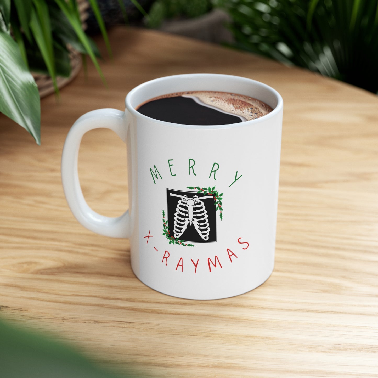 X ray holiday mug, XRay tech, Christmas medical mug, holiday mug, Radiologist, Radiology, trauma surgeon, doctor mug, radiology nurse, medical humor