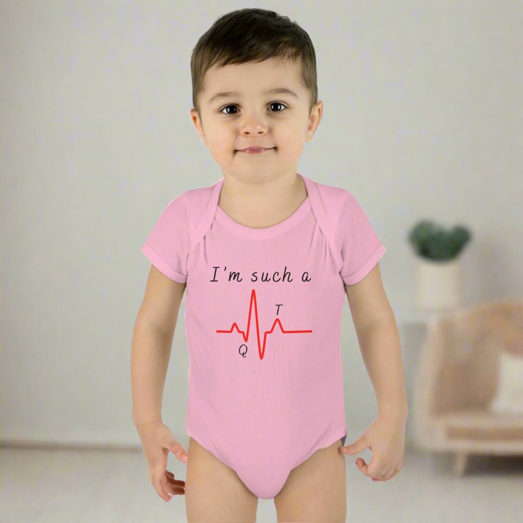 Cardiology doctor baby gift, Cute EKG baby bodysuit, cardiac nurse baby gift, funny doctor baby gift, cardiology coworker baby shower, heart doctor baby