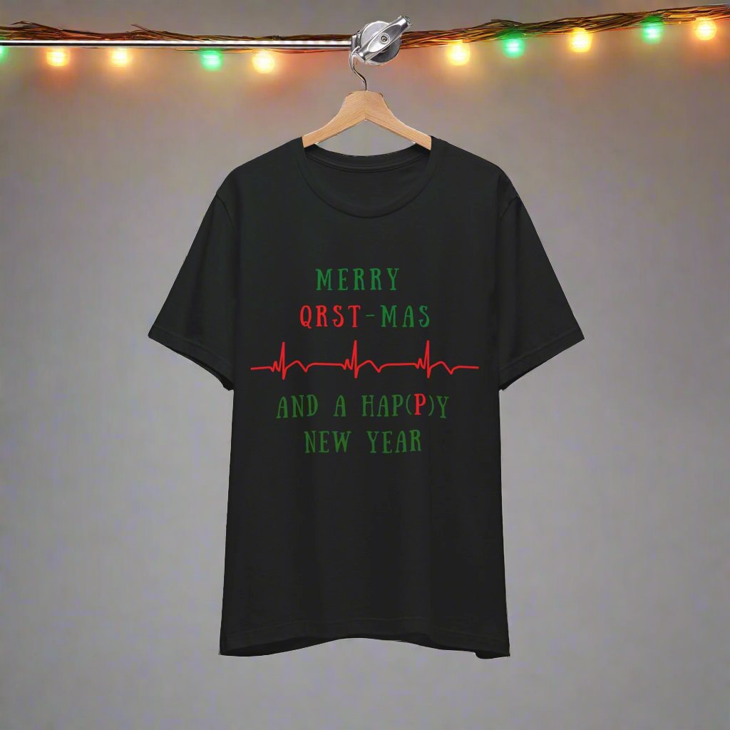 Cardiology Christmas T-Shirt for Cardiologists, Heart Doctor Gift, Cardiac Nurse Holiday Shirt, Heart Surgeon Apparel, Telemetry Nurse Christmas Gift