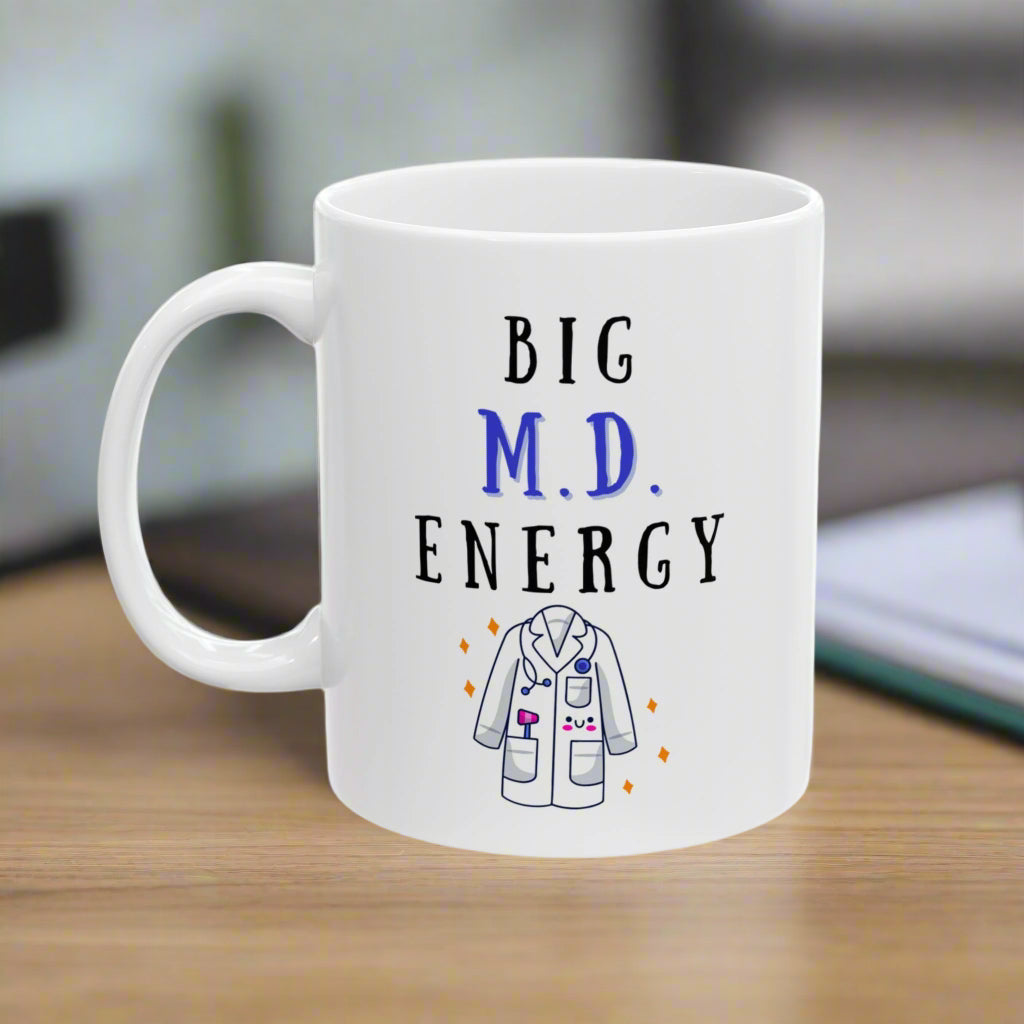 Funny Doctor Mug, Medical School Graduation Gift, New Grad MD or DO Mug, Fun Doctor Gift for Residents, Attending Physician Coffee Cup, Graduation Present