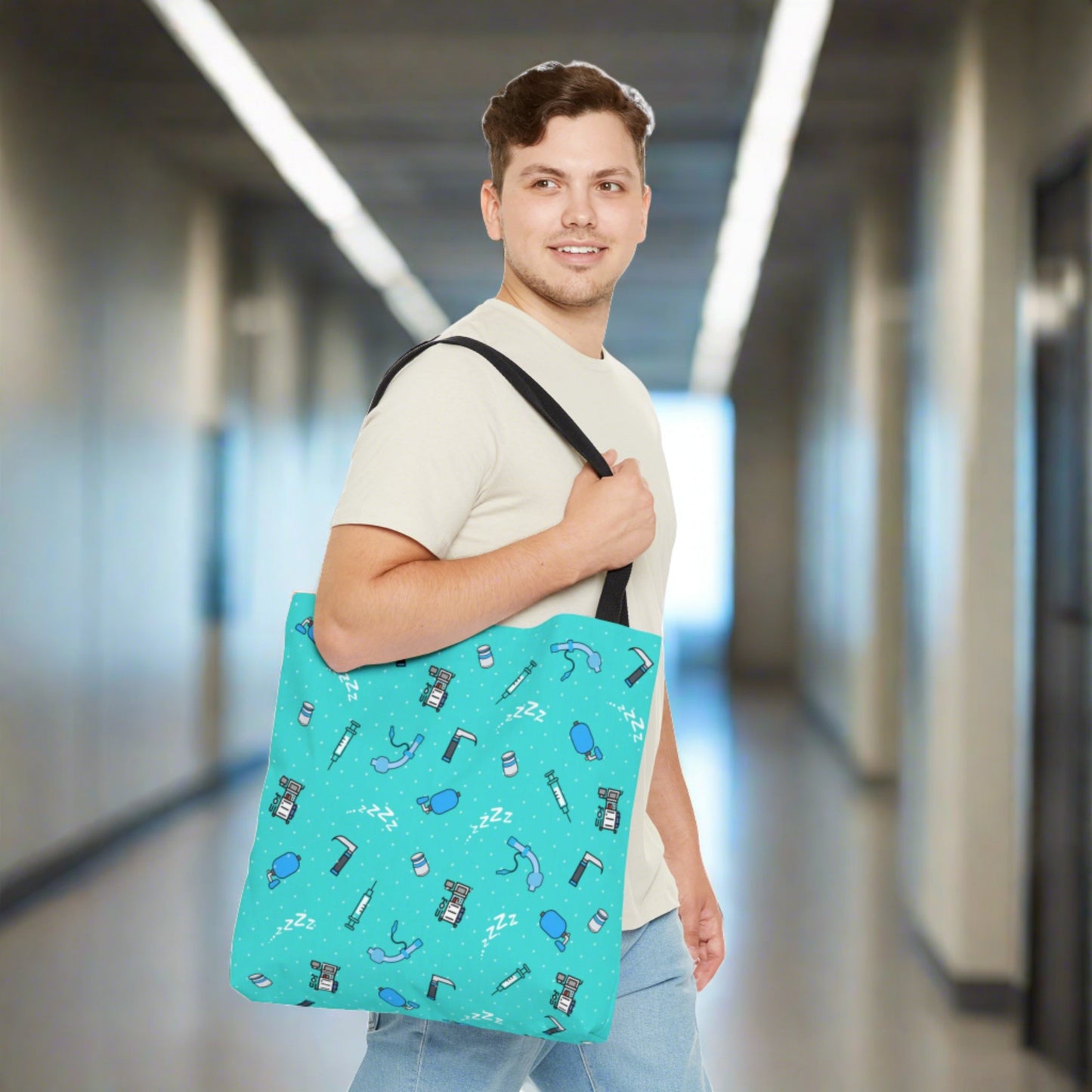 Anesthesia tote bag, CRNA, Nurse Anesthetist, Anesthesiologist, SRNA, Resident, Doctor, nurse gift.