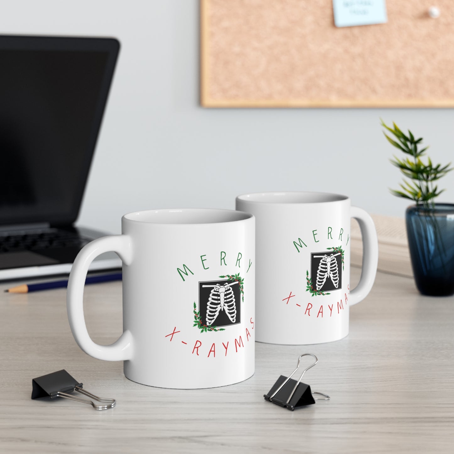 X ray holiday mug, XRay tech, Christmas medical mug, holiday mug, Radiologist, Radiology, trauma surgeon, doctor mug, radiology nurse, medical humor