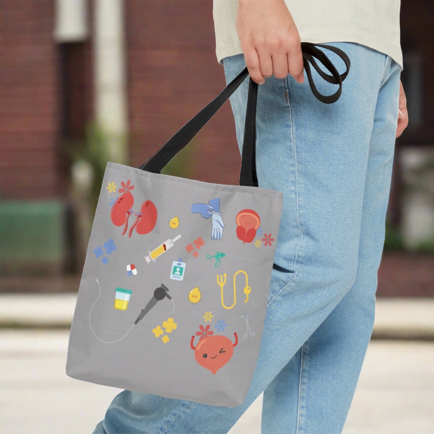 Cute Urology Tote Bag, urologist, bladder, kidney, Gift idea for urology resident, graduation gift idea, medical student, urologist gift