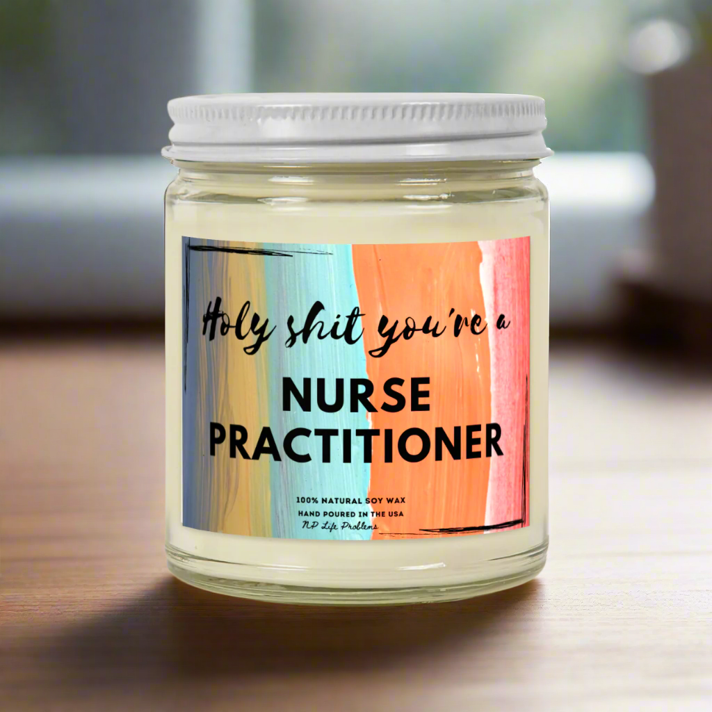 Nurse Practitioner Graduation Candle, NP Graduation Gift, New Grad Nurse Practitioner Gift, DNP Gift, Medical Student Candle, Nurse Grad Gift