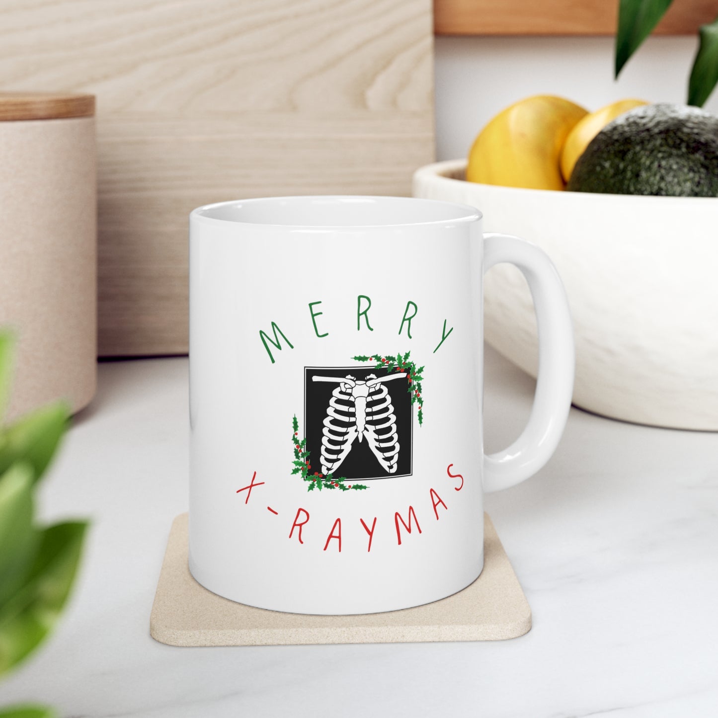 X ray holiday mug, XRay tech, Christmas medical mug, holiday mug, Radiologist, Radiology, trauma surgeon, doctor mug, radiology nurse, medical humor