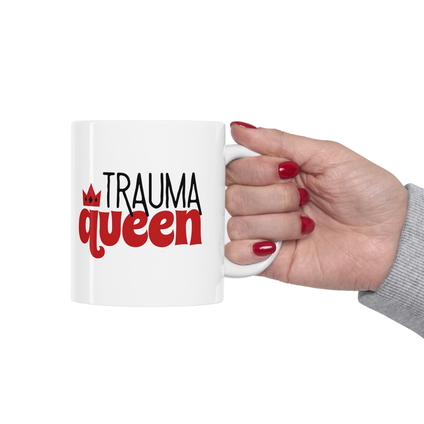 Trauma Queen, Trauma surgery gift, Trauma nurse, ER nurse, ER doctor, medical mug, Doctor mug, Nurse mug, medical student gift