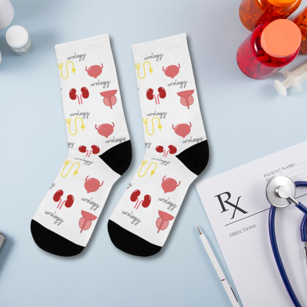Urology socks, urologist, urology resident, urology nurse gift