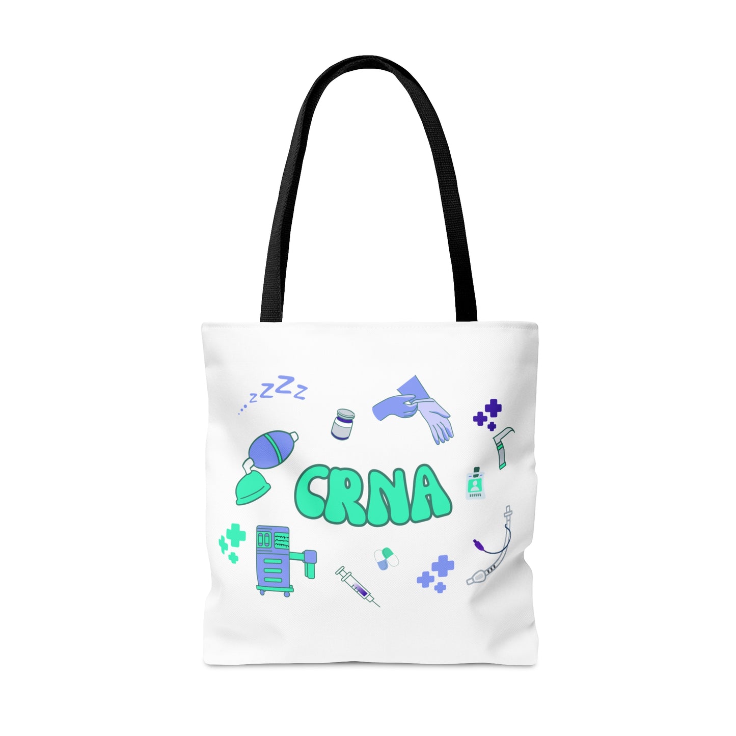 CRNA Anesthesia tote bag, CRNA, Nurse Anesthetist, Anesthesiologist, SRNA, Resident, Doctor, new CRNA student gift.