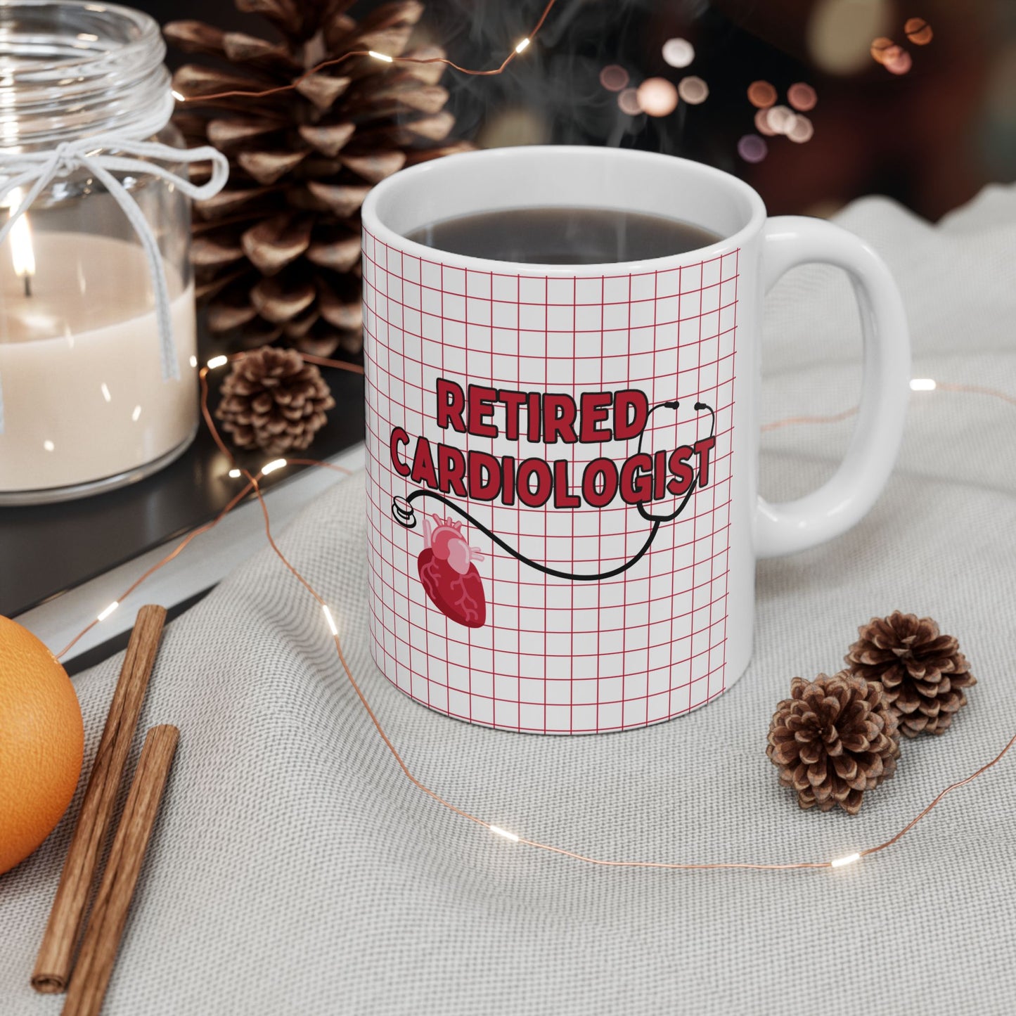 Retired Cardiologist Mug, Personalized Doctor Retirement Gift, Cardiology Appreciation Gift, Retiring Physician Coffee Cup, Heart Doctor Retirement Mug