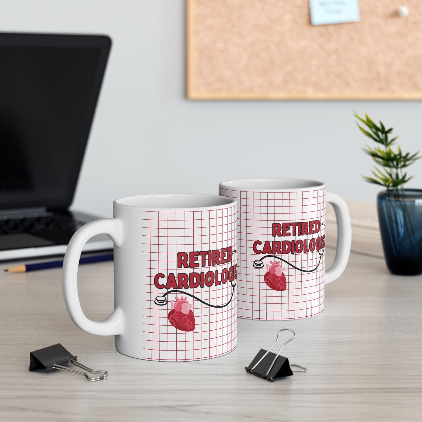 Retired Cardiologist Mug, Personalized Doctor Retirement Gift, Cardiology Appreciation Gift, Retiring Physician Coffee Cup, Heart Doctor Retirement Mug
