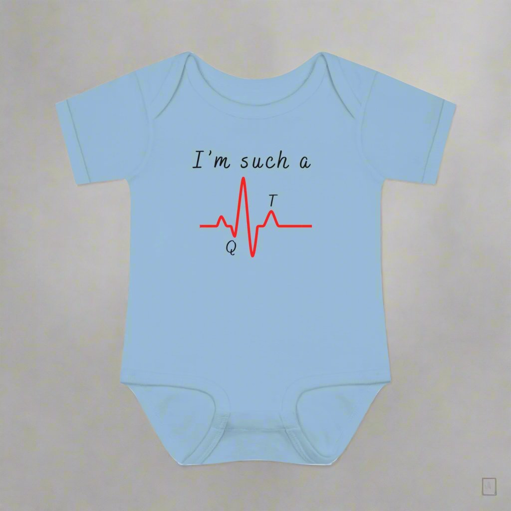 Cardiology doctor baby gift, Cute EKG baby bodysuit, cardiac nurse baby gift, funny doctor baby gift, cardiology coworker baby shower, heart doctor baby