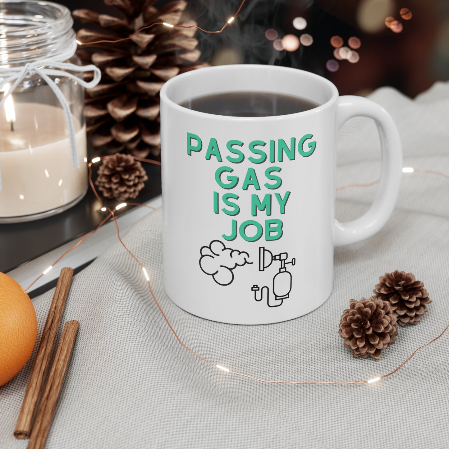Anesthesia mug, passing gas, doctor mug, CRNA gift, graduation, Nurse Anesthetist, dag mug, Anesthesiology, Anesthetist, medical humor