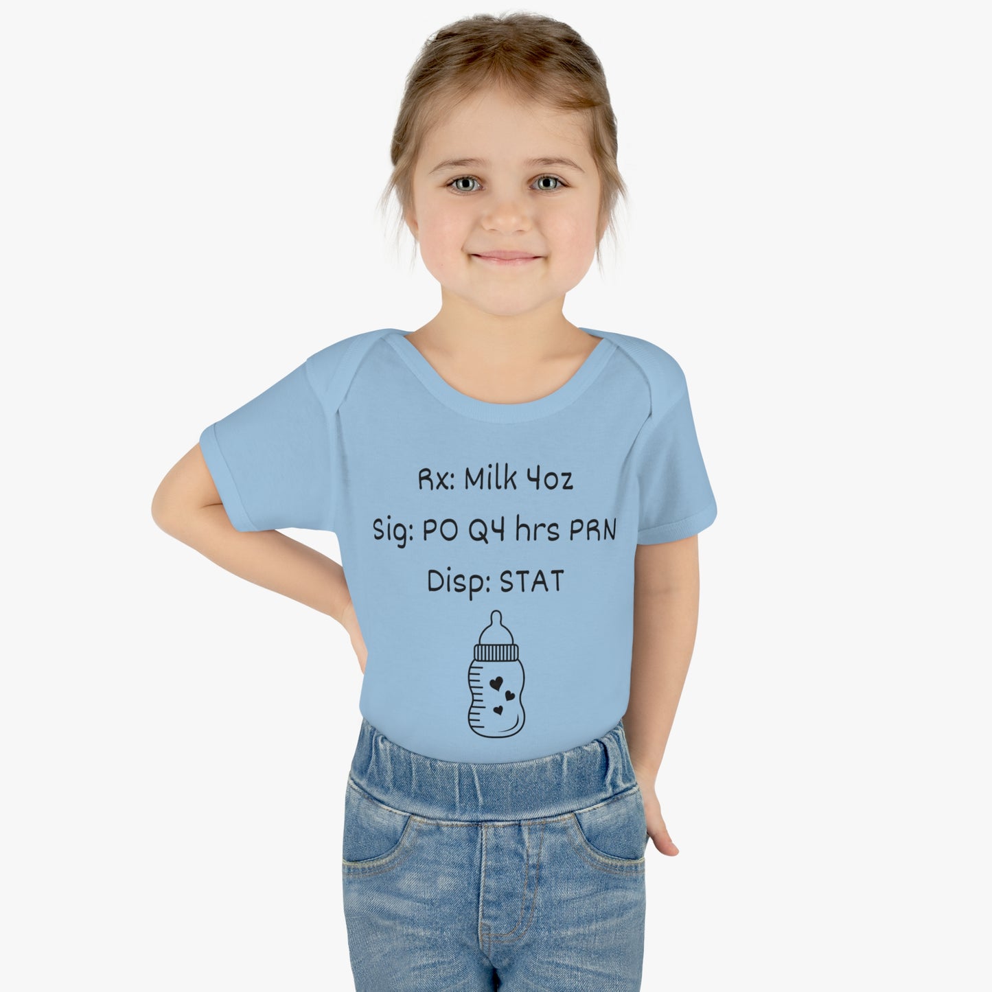 Pharmacist baby gift, Baby milk Rx bodysuit, medical baby gift, doctor baby shower, pharm tech baby, healthcare baby shower, baby gift for coworker.