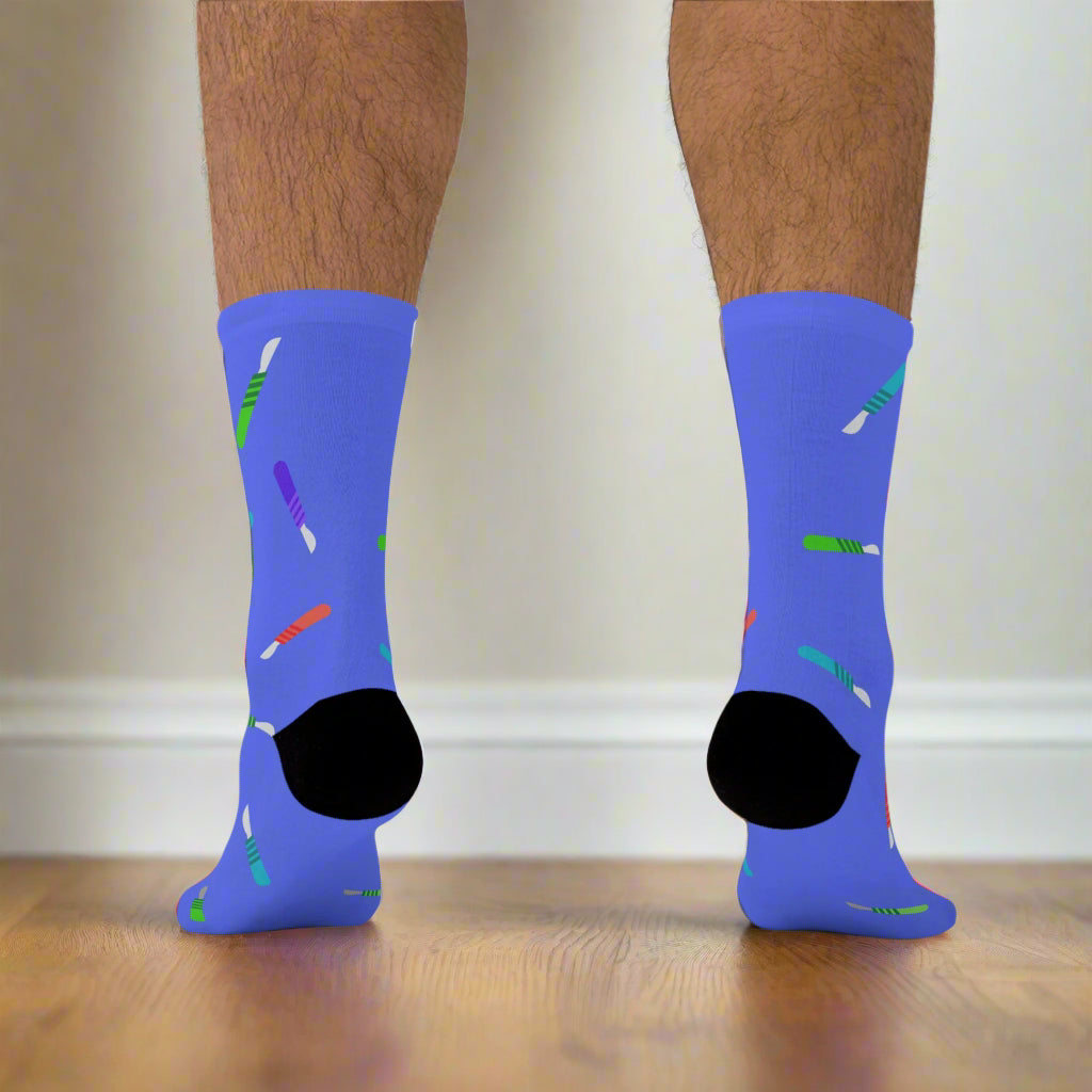 Scalpel Socks, Surgeon Gift for Doctors, Medical Student Socks, Nurse & PA Gift, Nurse Practitioner Socks, Anatomy-Themed Doctor Socks, Funny Medical Gift