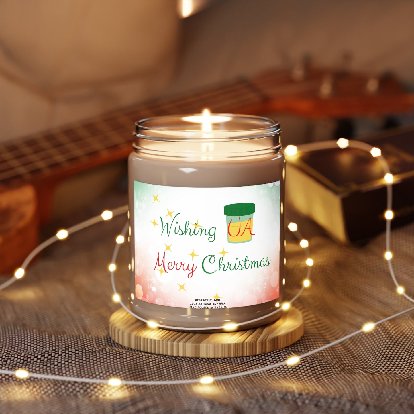 Funny Urology holiday candle, Nurse, surgeon, Urologist gift, medical holiday gift, Nurse xmas gift, Doctor Christmas gift, medical holiday puns