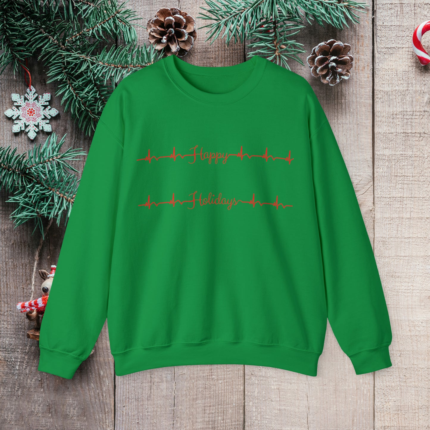 Medical holiday sweater, EKG, cardiology christmas, doctor xmas sweater, nurse holiday, holiday party, med student gift, cardiologist holiday gift