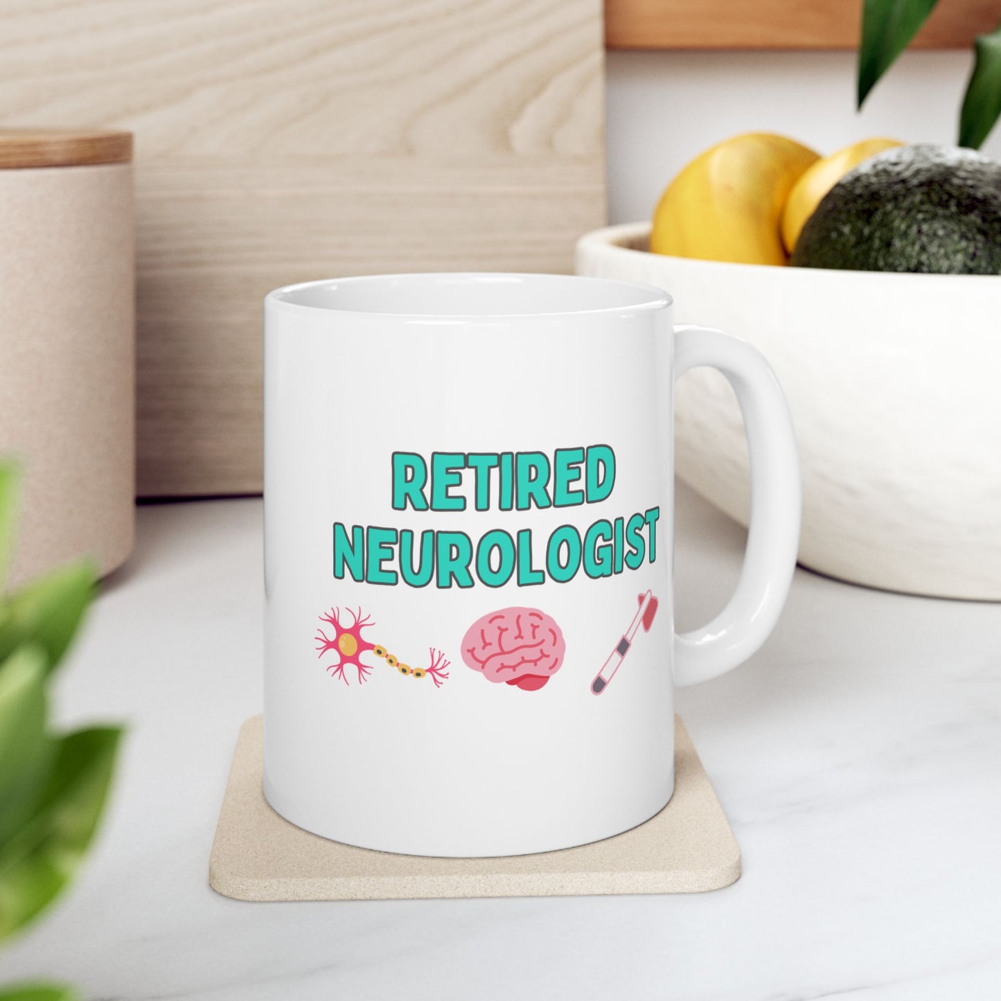 Retired Neurologist Mug, Funny Neurology Retirement Gift, Doctor Appreciation Coffee Mug, Medical Professional Keepsake, Neurologist Gift for Retirement