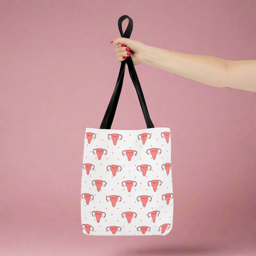 Uterus Tote Bag, Gynecology, Women's Health, Fertility, Nurse, Doctor, PA, NP gift.