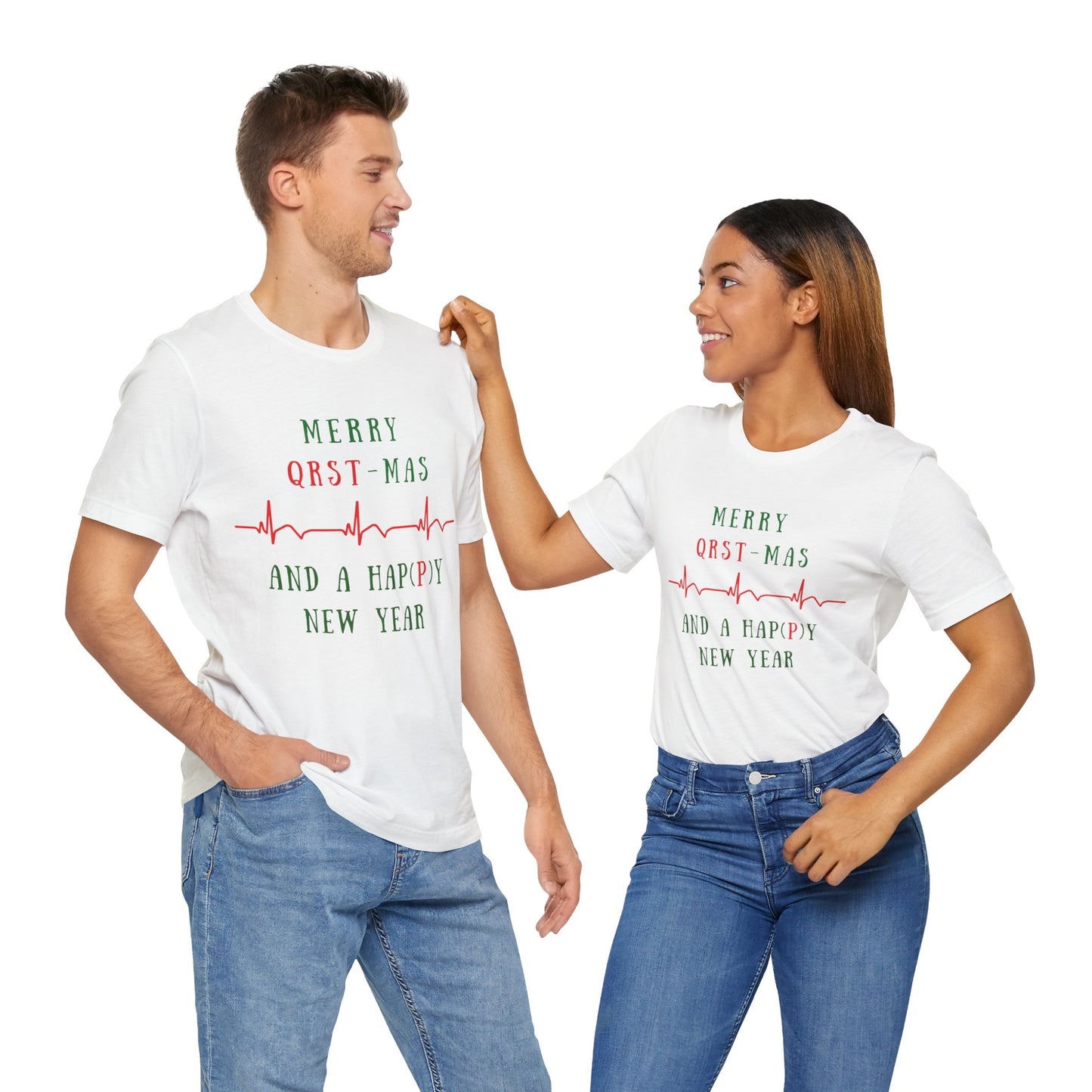 Cardiology Christmas T-Shirt for Cardiologists, Heart Doctor Gift, Cardiac Nurse Holiday Shirt, Heart Surgeon Apparel, Telemetry Nurse Christmas Gift
