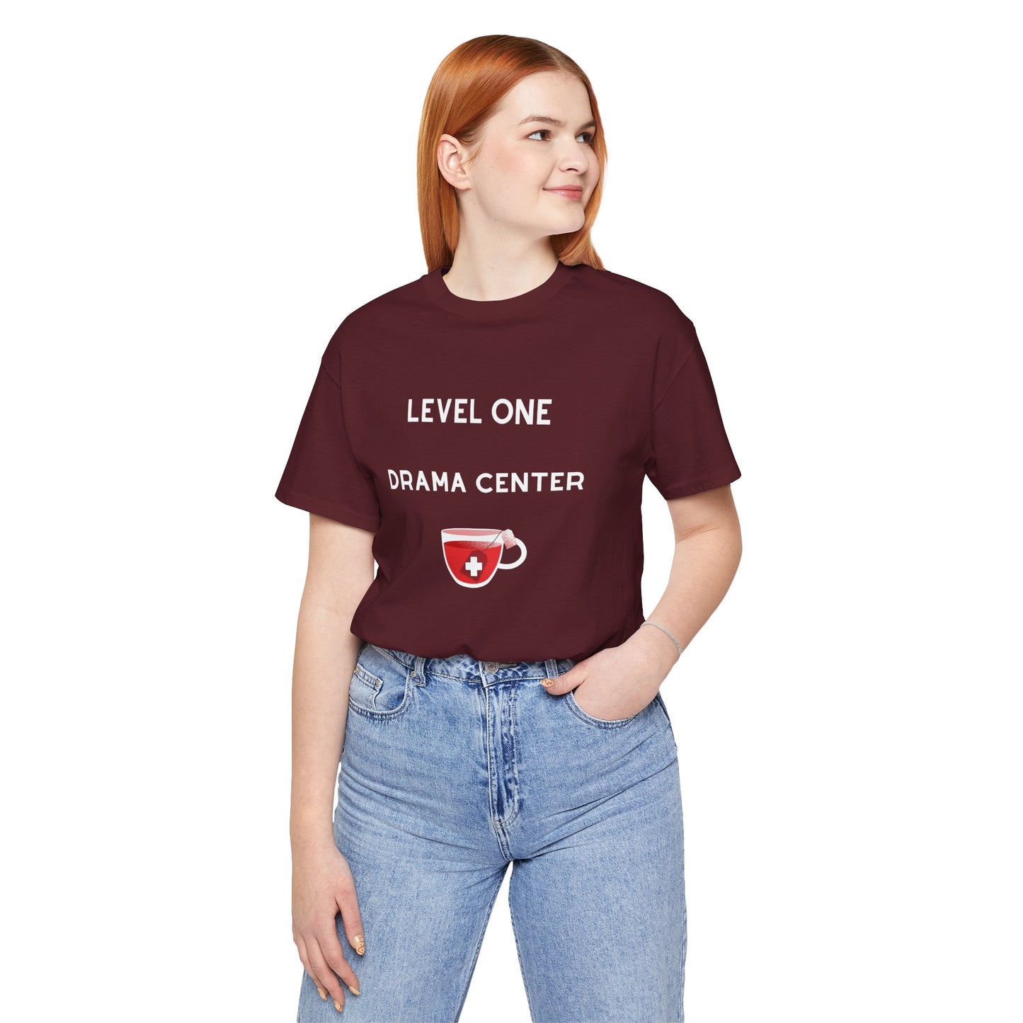 Level One Drama Center T Shirt, ER nurse, ER doctor, trauma surgeon, funny doctor gift, funny nurse gift, Trauma NP, Emergency Department