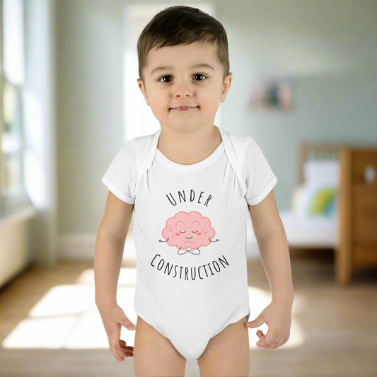 Cute Neurology baby gift, Brain under construction, doctor baby gift, Nurse baby gift, funny doctor baby gift, RN baby gift, coworker baby shower, Neuro doctor baby