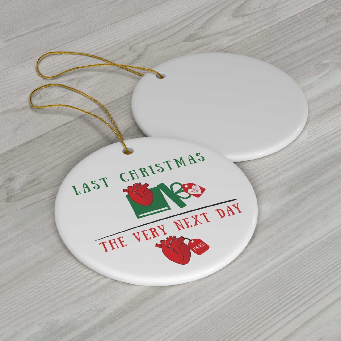 Cardiology Christmas ornament, Medical puns, cardiologist holiday gift, medical humor, doctor gift, nurse gift, last christmas