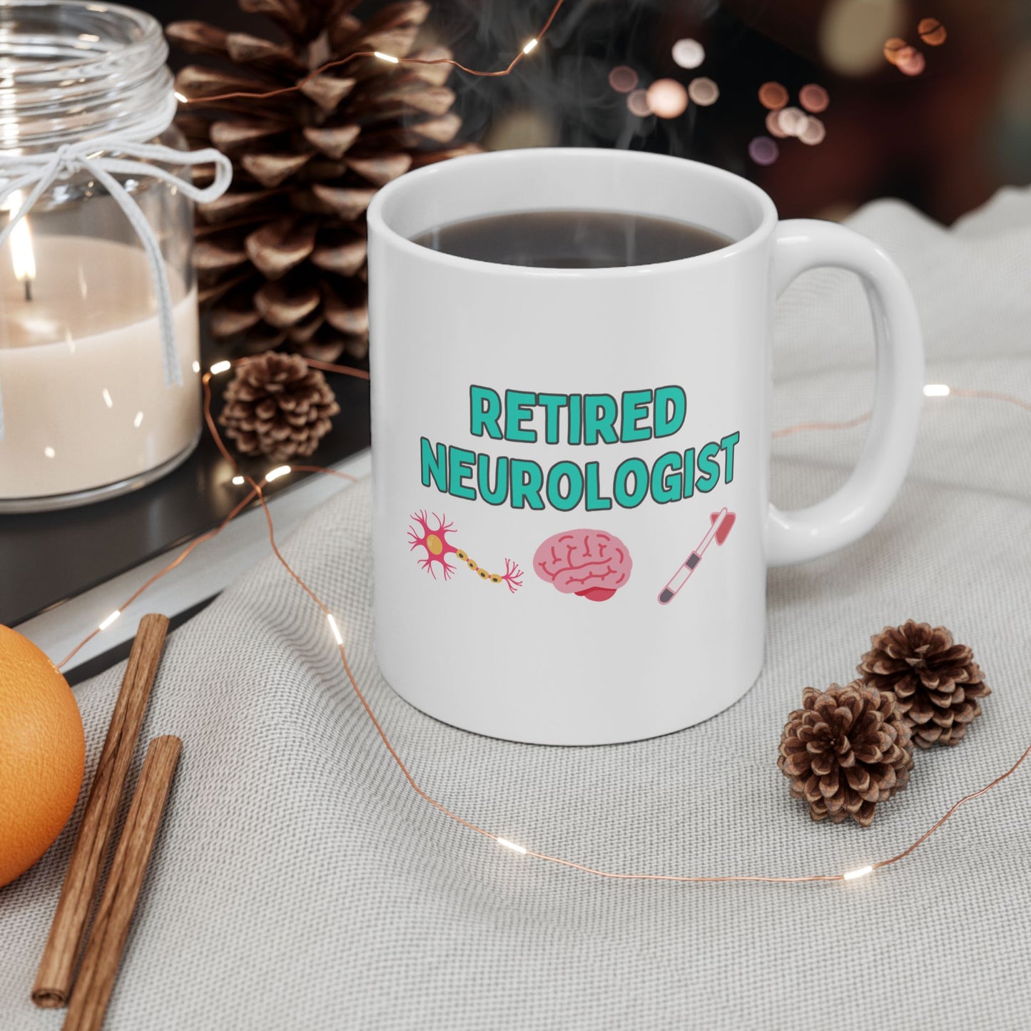 Retired Neurologist Mug, Funny Neurology Retirement Gift, Doctor Appreciation Coffee Mug, Medical Professional Keepsake, Neurologist Gift for Retirement