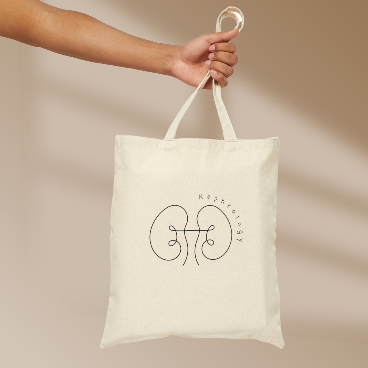 Minimalist Nephrology work Tote Bag Cute gift for Nephrologist RNs Kidney Anatomical Renal surgeons Graduation Dialysis nurse line art