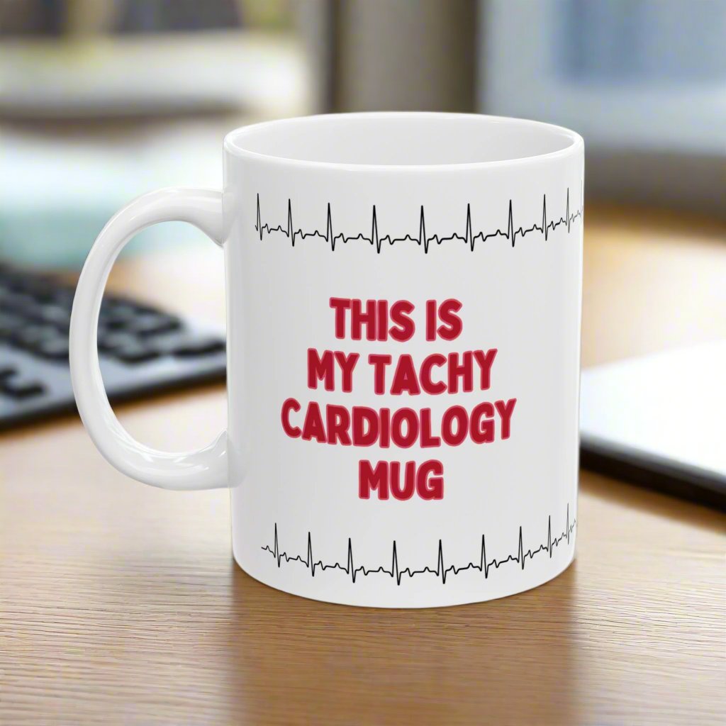 Funny Cardiology Mug, Heart Doctor Gift, Cardiologist Coffee Mug, Medical Humor Gift for Doctors, Cardiology Themed Mug, Physician Coffee Cup