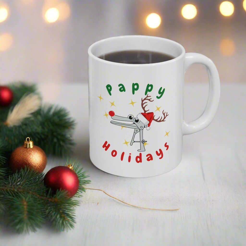 Funny gynecology x mas mug, Pappy holidays, OBYGN holiday mug, nurse holiday gift idea, Gynecologist christmas gift