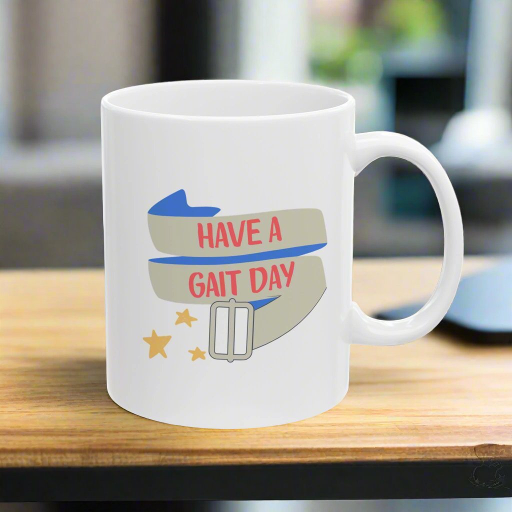 physical therapy mug, PT mug, physical therapist gift idea, gait belt mug, graduation gift, doctor mug, medical student