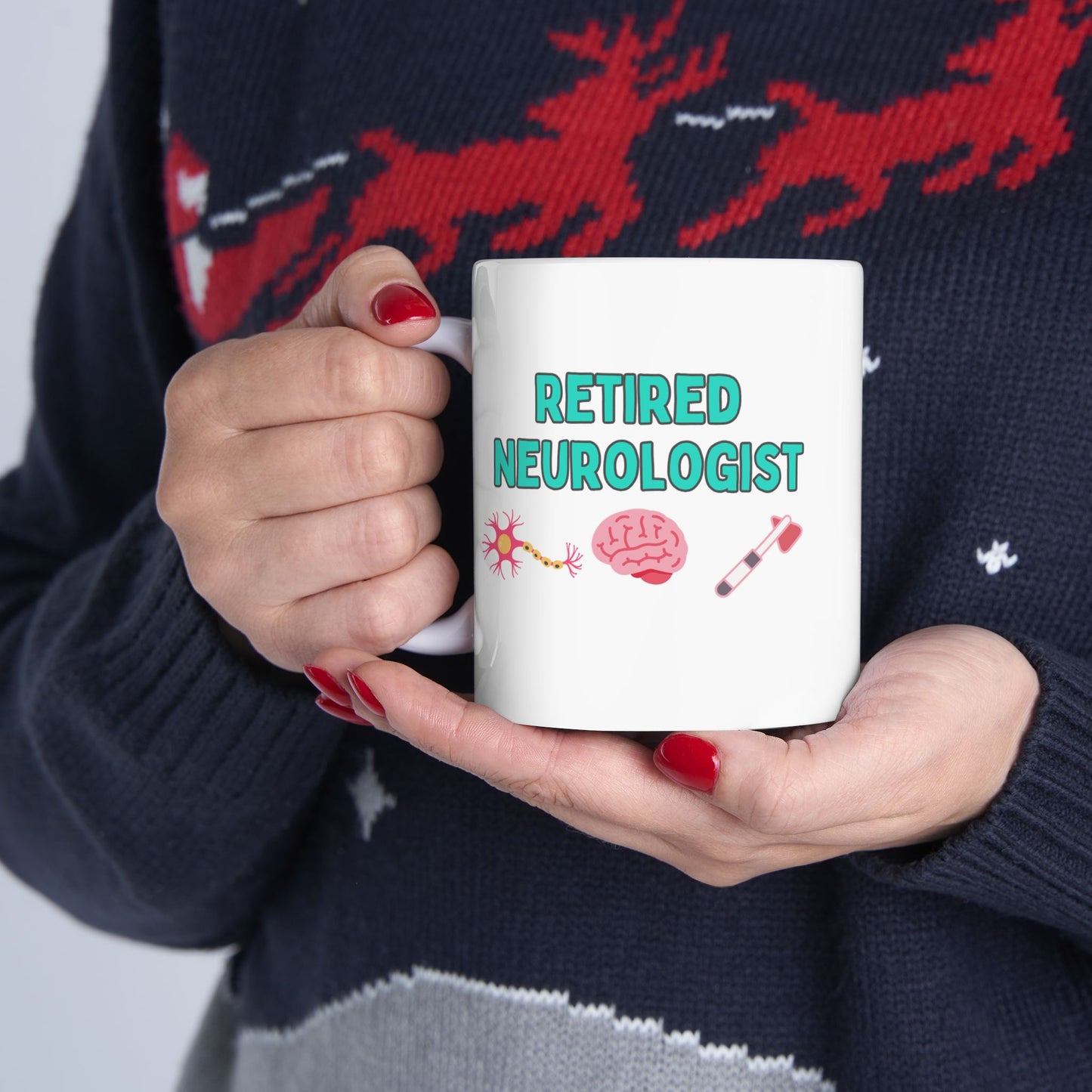 Retired Neurologist Mug, Funny Neurology Retirement Gift, Doctor Appreciation Coffee Mug, Medical Professional Keepsake, Neurologist Gift for Retirement