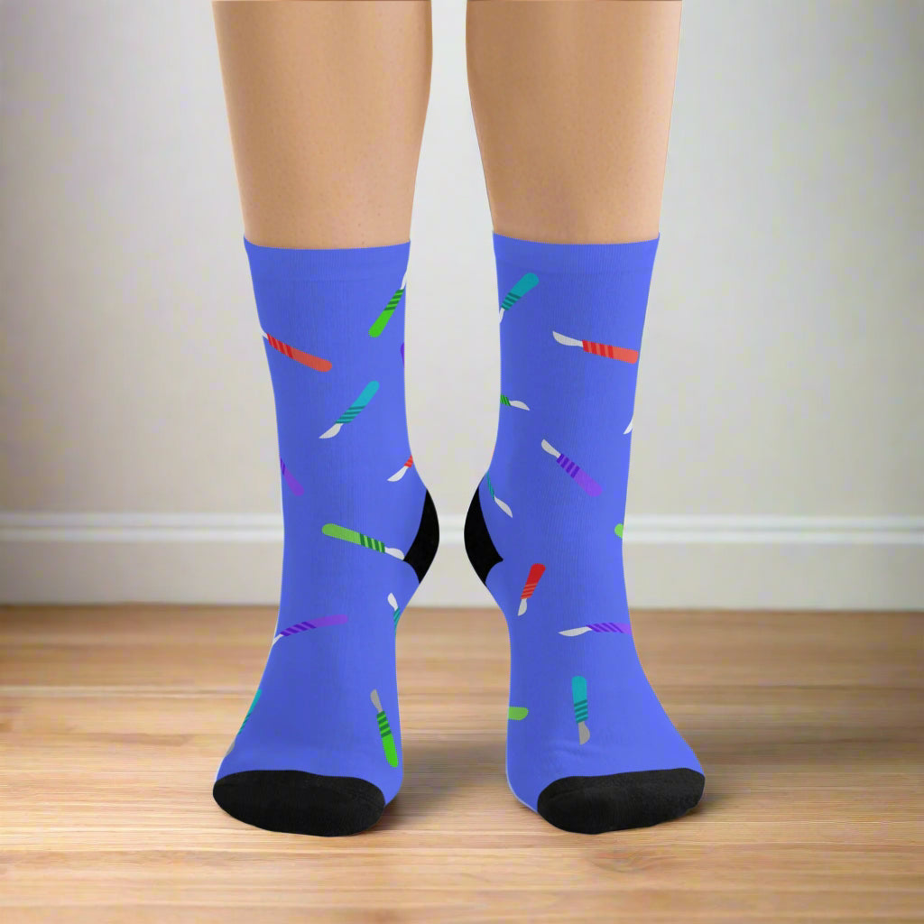Scalpel Socks, Surgeon Gift for Doctors, Medical Student Socks, Nurse & PA Gift, Nurse Practitioner Socks, Anatomy-Themed Doctor Socks, Funny Medical Gift