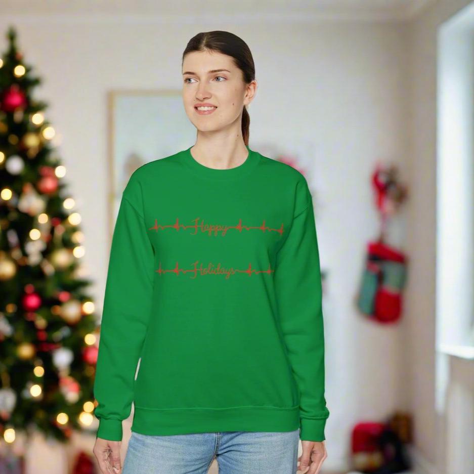 Medical holiday sweater, EKG, cardiology christmas, doctor xmas sweater, nurse holiday, holiday party, med student gift, cardiologist holiday gift