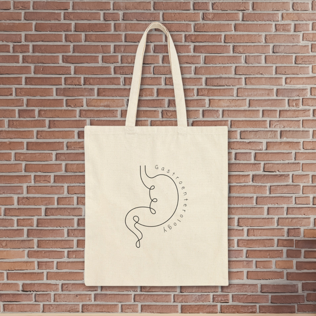 Minimalist gastroenterology work Tote Bag Cute gift for Gastroenterologists RNs Brain Anatomical stomach surgeons Graduation GI nurse endoscopy