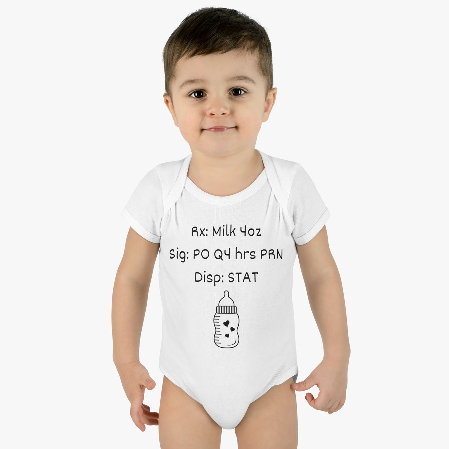 Pharmacist baby gift, Baby milk Rx bodysuit, medical baby gift, doctor baby shower, pharm tech baby, healthcare baby shower, baby gift for coworker.