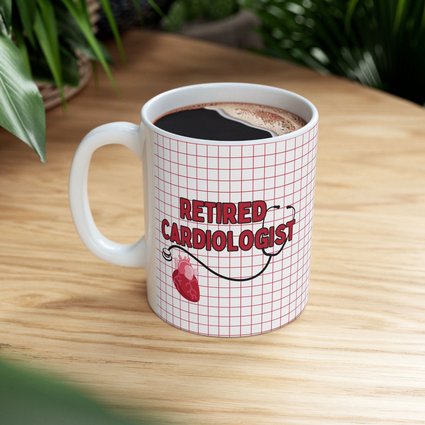 Retired Cardiologist Mug, Personalized Doctor Retirement Gift, Cardiology Appreciation Gift, Retiring Physician Coffee Cup, Heart Doctor Retirement Mug