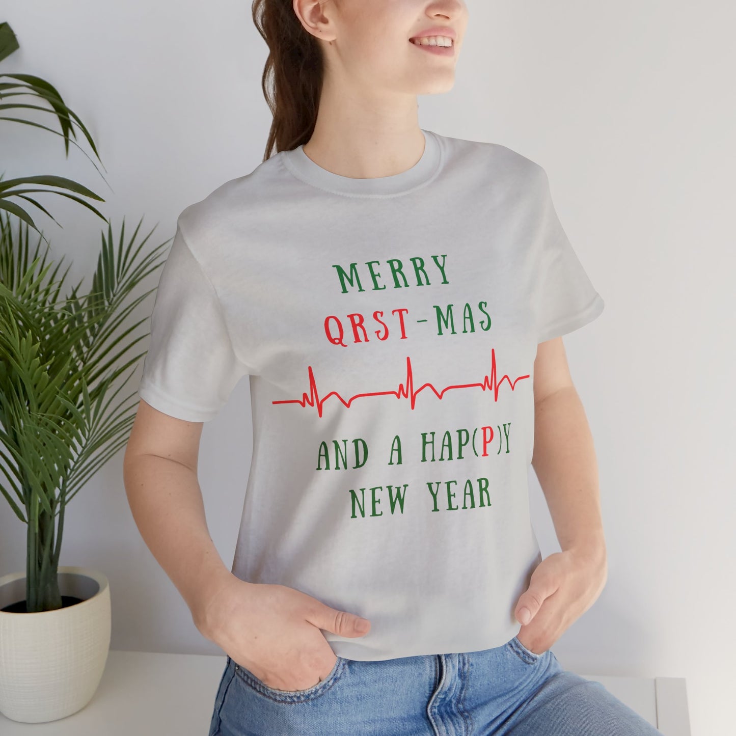 Cardiology Christmas T-Shirt for Cardiologists, Heart Doctor Gift, Cardiac Nurse Holiday Shirt, Heart Surgeon Apparel, Telemetry Nurse Christmas Gift