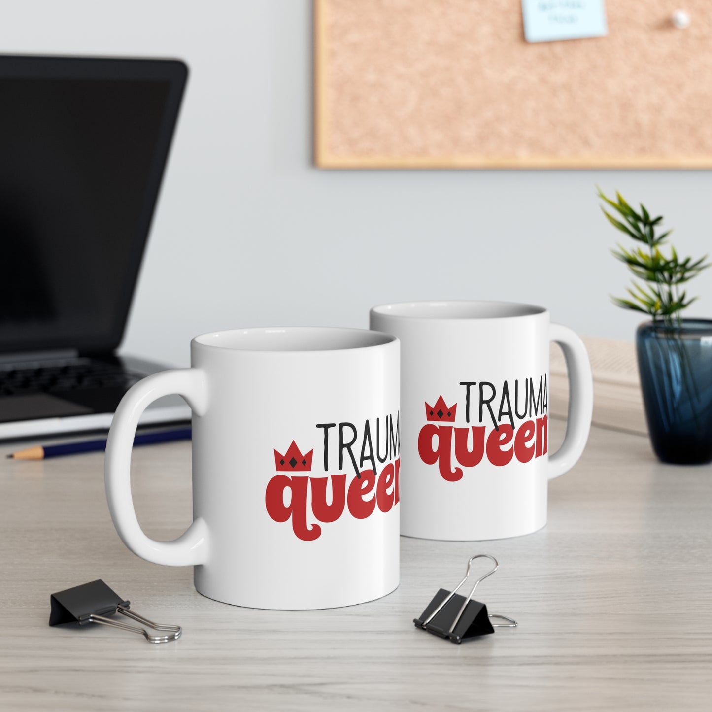 Trauma Queen, Trauma surgery gift, Trauma nurse, ER nurse, ER doctor, medical mug, Doctor mug, Nurse mug, medical student gift