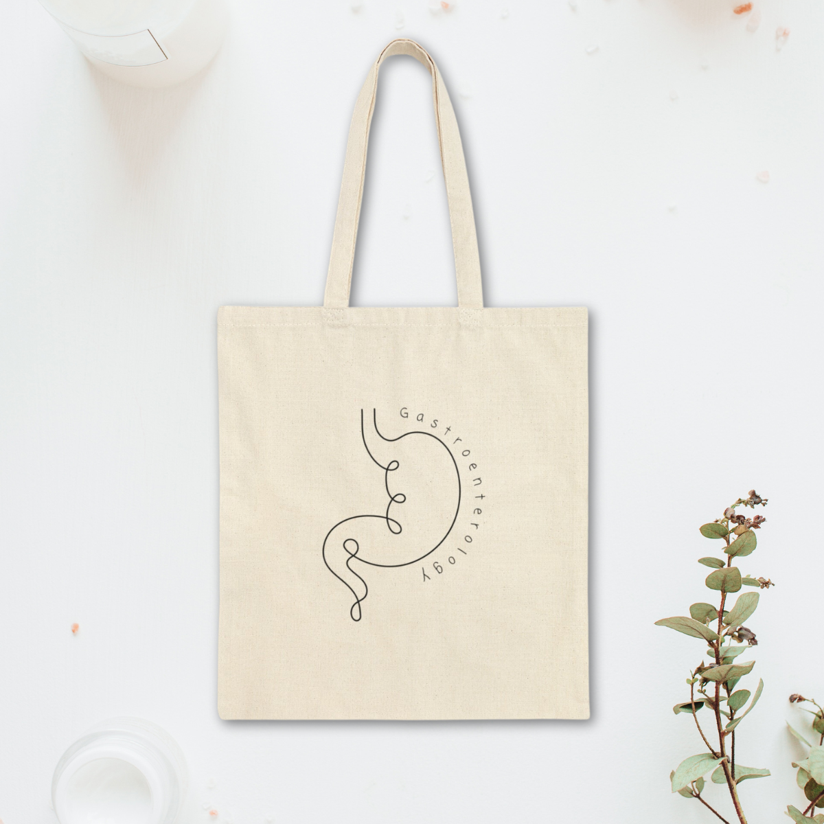 Minimalist gastroenterology work Tote Bag Cute gift for Gastroenterologists RNs Brain Anatomical stomach surgeons Graduation GI nurse endoscopy