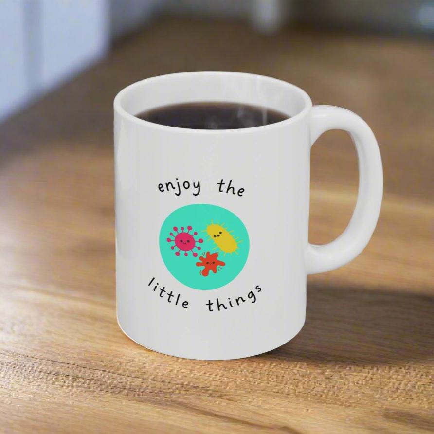 Microbiology mug, virus, bacteria, epidemiology, scientist, graduation gift, infectious disease doctor, public health, virology, biology, petri dish.