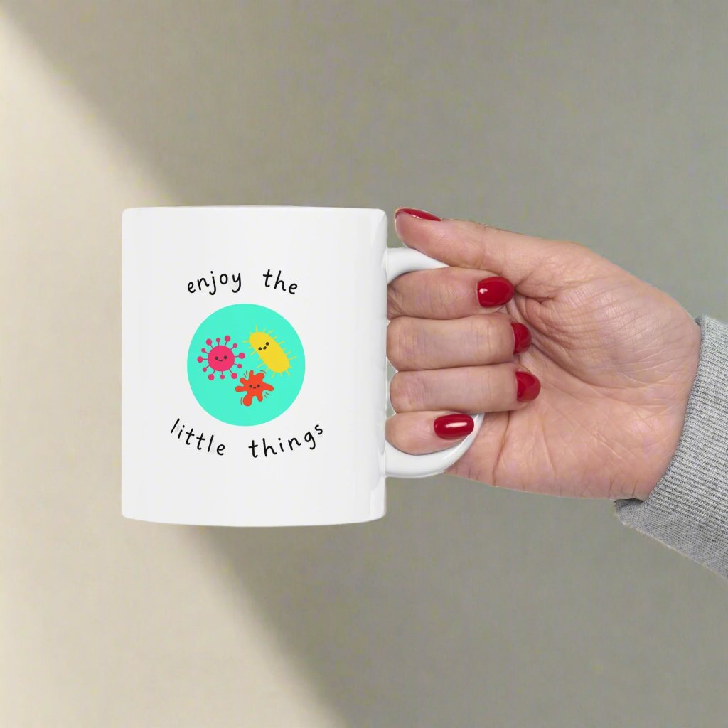 Microbiology mug, virus, bacteria, epidemiology, scientist, graduation gift, infectious disease doctor, public health, virology, biology, petri dish.